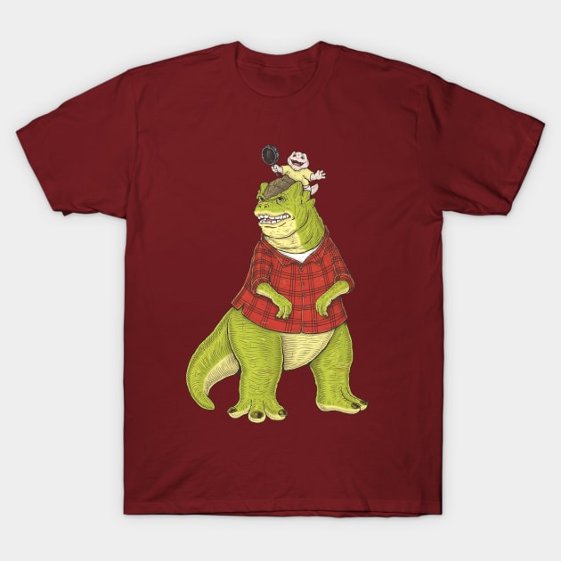 DINO PARENTHOOD - NOT THE MAMA T-Shirt by Firebrander